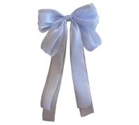 Fermaglio per capelli con fiocco a nastro,Grande fermaglio per capelli con fiocco, eleganti fermagli in raso setoso per donne e ragazze, con fiocco in nastro | Forcina francese con papillon