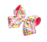 Fermaglio per capelli con fiocco colorato a tema grande per bambini e donne accessori per capelli a tema natalizio clip per coniglietti pasquali