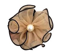Fermaglio per capelli con fiore e clip per artigli a fiore | Fermaglio per capelli coreano perla | Elastico per capelli coda di cavallo fatata, fermaglio per capelli antiscivolo, fermagli per capelli