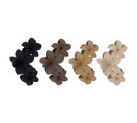 Fermaglio per capelli con fiore testurizzato, chiusura forte, unisex, alla moda, per uso quotidiano, con finitura opaca