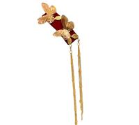Fermaglio per capelli con nappe lunghe con farfalla 3D Decors Clip modellante per capelli clip laterale per costumi cinesi ed eventi culturali