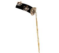 Fermaglio per capelli con nappe lunghe con farfalla 3D Decors Clip modellante per capelli clip laterale per costumi cinesi ed eventi culturali