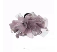 Fermaglio per capelli con nodo a farfalla con strass di sabbia, mostra volume, crea atmosfera, updo posteriore della testa, 2 clip a forma di squalo