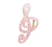 Fermaglio per capelli con nota musicale, Artiglio a molla in acrilico con denti accoppiati, accessorio da 5, 1 pollici per l ' organizzazione quotidiana fili sciolti Fermaglio per capelli con nota
