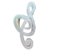 Fermaglio per capelli con nota musicale, Artiglio a molla in acrilico con denti accoppiati, accessorio da 5, 1 pollici per l ' organizzazione quotidiana fili sciolti Fermaglio per capelli con nota