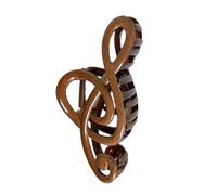 Fermaglio per capelli con nota musicale, Artiglio a molla in acrilico con denti accoppiati, accessorio da 5, 1 pollici per l ' organizzazione quotidiana fili sciolti Fermaglio per capelli con nota