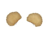 Fermaglio per capelli con orecchie da orso anime cameriera laterale pin anni 2000 pelliccia sintetica clip animale per feste in maschera decorazioni creative per capelli finto forcina animale