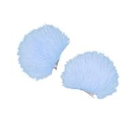 Fermaglio per capelli con orecchie da orso anime cameriera laterale pin anni 2000 pelliccia sintetica clip animale per feste in maschera decorazioni creative per capelli finto forcina animale