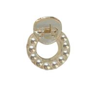 Fermaglio per capelli con perle artificiali francesi, elegante supporto per capelli, forte presa, per donne e sposa, varie acconciature