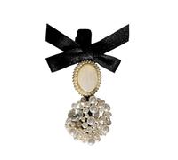 Fermaglio per capelli con perle e fiocco, ornamento per capelli adatto per abbinare look eleganti ed eleganti in ogni occasione