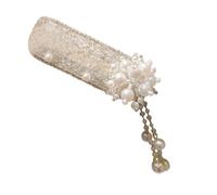 Fermaglio per capelli con perle per ragazza, scintillante, per balli studenteschi, per feste di compleanno, accessorio per foto, elegante copricapo per costume