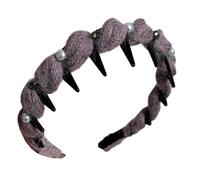 Fermaglio per capelli con perle regolabili per capelli per donne e ragazze, morbido all'uncinetto, per donna d'ufficio, comfort tutto il giorno, clip per capelli antiscivolo per l'inverno