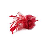 Fermaglio per capelli con piume per viaggi, leggero, ornamento per capelli, adatto per gare, balli, servizi fotografici, uso quotidiano, accessorio con piume, accessorio per servizi fotografici