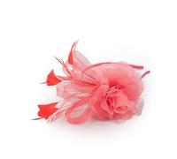 Fermaglio per capelli con piume per viaggi, leggero, ornamento per capelli, adatto per gare, balli, servizi fotografici, uso quotidiano, accessorio con piume, accessorio per servizi fotografici