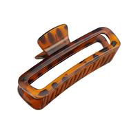 Fermaglio per capelli con presa forte da donna oversize rettangolo clip moda accessori per capelli leopardi modello antiscivolo design opaco alla moda finitura opaca clip