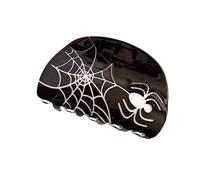 Fermaglio per capelli con ragni in acetato per uno sguardo misterioso alle celebrazioni di Halloween, decorazione gotica