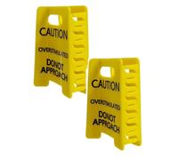 Fermaglio per capelli con segnale di attenzione sovrastimolato, forcina gialla per capelli spessi, divertente clip per capelli "Do Not Approach", accessori per acconciature antiscivolo, regalo