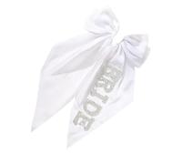 Fermaglio per capelli con strass e lettera per sposa, per addio al nubilato e celebrazioni di nozze, copricapo da sposa