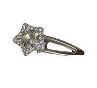 Fermaglio per capelli con strass, piccola stella di cristallo, forcine per capelli in metallo, accessori per capelli da donna