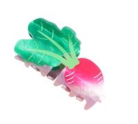 Fermaglio per capelli creativo a forma frutta per donna clip per artiglio in acrilico Supporto per cavallo Forte presa per capelli da indossare tutti i giorni Artiglio per frutta