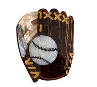 Fermaglio per capelli creativo a tema tennis baseball acetato forte tenuta HairClamp Sport Event Styling accessorio per le donne