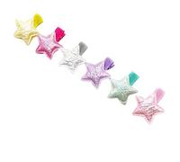 Fermaglio per capelli da donna a forma di cuore, 2 pezzi per stile, elegante clip laterale e frangia, accessorio per capelli (mix 2)