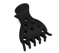 fermaglio per capelli da donna dal design, Matte black | Forcina per capelli in plastica resistente con presa per capelli, varietà colori, design a unita alla
