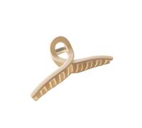 Fermaglio per capelli da donna, grande, opaco, alla moda, francese, elegante, grande, accessorio per capelli coreano (beige)