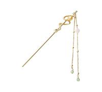 Fermaglio per capelli da donna in stile cinese Hanfu nappa forcina fascia alta copricapo