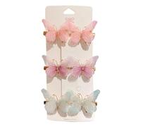 Fermaglio per capelli da principessa carino fata casuale colorato farfalla forcine accessori moda clip per capelli clip per capelli laterale