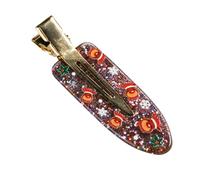 Fermaglio per capelli da ragazza a forma di albero di Natale, senza pieghe, vischio, gioielli a becco d'anatra, clip per capelli di Natale