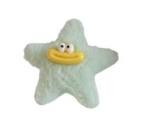 Fermaglio per capelli da ragazza a forma di stella pelosa per capelli a forma di clown adorabile, accessorio per capelli a forma di stella per bambini a becco d'anatra