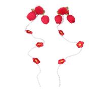 Fermaglio per capelli da ragazza, elegante 1 paio, con catena a fiori per capelli, per scuola, appuntamenti, pendolari, costumi, adolescenti, signore, fidanzate o sorelle, elegante e