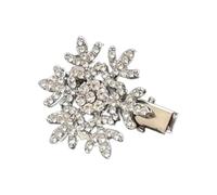 Fermaglio per capelli da ragazza fiocco di neve Blingbling forcina gioielli ornamenti copricapo fiocco di neve clip per capelli di Natale clip per capelli
