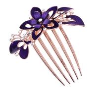 Fermaglio per capelli da sposa, accessorio per capelli, accessorio per capelli, accessorio per costume da sposa, ornamento forcina viola