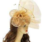 Fermaglio per capelli da sposa, con perle, per feste in maschera, cosplay anni '20