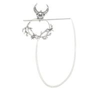 Fermaglio per capelli da strega vintage, con stili intricati e intricati, per donne che abbracciano retrò e mistero