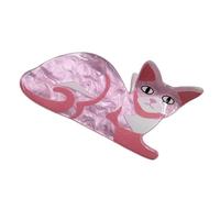 Fermaglio per capelli di gatto, con simpatico disegno di animali, dimensioni 7x3,4x2,2 cm, fermagli per capelli, accessorio da donna, regalo regalabile, per fidanzate, mogli, amici o sorelle