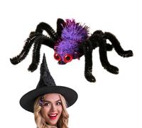 Fermaglio per capelli di Halloween, Accessori per capelli di Halloween - Simpatici fermagli per capelli ragno in peluche - Forcine per capelli di Halloween, clip artiglio ragno grande, accessori per