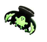 Fermaglio per capelli di Halloween, in acrilico, traforato, foto festive, C | Accessorio per capelli stagionale per look da festa, aggiornamenti autunnali, foto a tema, aggiornamenti quotidiani