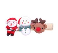 Fermaglio per capelli di Natale, Babbo Natale, fermagli per capelli di Natale, per ragazze, fermagli per capelli natalizi per bambini, per acconciature natalizie