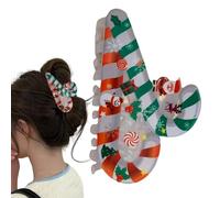 Fermaglio per capelli di Natale | Fermaglio per capelli da donna in acrilico | Barrettes per Halloween Autunno donna festivo festa di nozze Teen