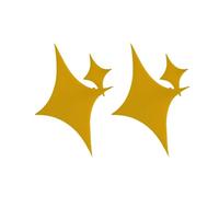 Fermaglio per capelli elegante a forma di stella, in acrilico e lega, decorazione per capelli in lega, per feste e amanti della moda