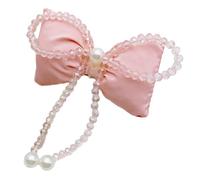 Fermaglio per capelli elegante decorazione moda strass forcina per capelli con fiocco in tessuto abbellimento