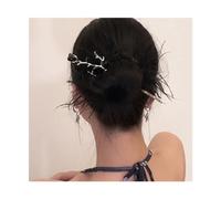 Fermaglio per capelli elegante per donne e ragazze, accessori alla moda, stile antico, forcina per capelli spessi (B)
