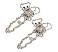 Fermaglio per capelli estetico a forma di farfalla in metallo confortevole con pietre occhio di gatto uniche per occasioni speciali copricapo da donna