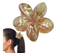 Fermaglio per capelli - Fermaglio per capelli con fiori tropicali | Fermaglio a forcina con tropicale elettrolitico | Clip ad artiglio con di fissaggio forti per feste in l