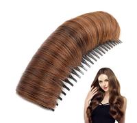 Fermaglio per capelli finto, accessorio invisibile per lo styling delle principesse, facile da usare, leggero, confortevole, spesso, per donne, lavoro, uso quotidiano