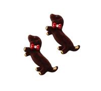 Fermaglio Per Capelli Floccato Dal Design Adorabile Per Cani Lato Sicuro Per Donne Ragazze Bambini Morbido E Delicato Forcina Per Capelli Da Indossare Tutti I Giorni 2 Per Capelli