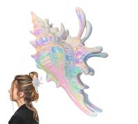 Fermaglio per capelli glitterato - Conchiglia decorativa | Accessori per lo styling | Conchiglia conchiglie artiglio clip adatto per look spiaggia estate party stile donna